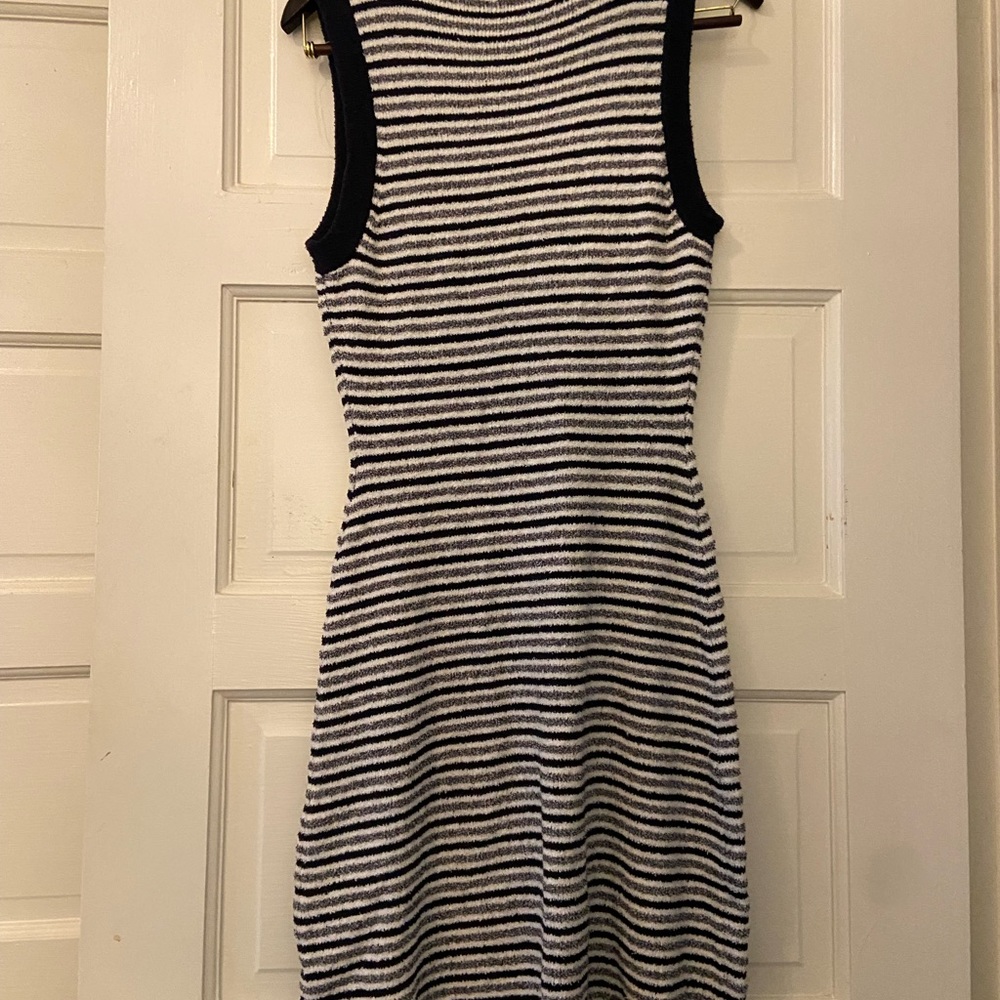 Rag And Bone Size Small Stretch Striped Grey And … - image 4